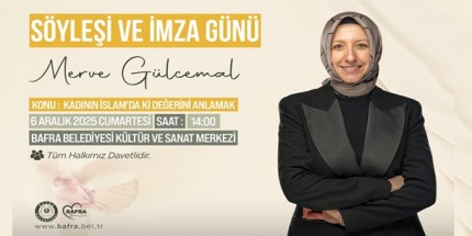 Eğitimci-Yazar Merve Gülcemal Kadının İslam'daki Yerini Anlatacak
